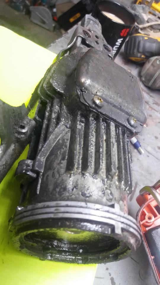 Paslode IM350 Cylinder before clean